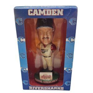 Camden Riversharks Wayne Krenchicki Bobblehead SIGNED BOX Bobble Dreams USA
